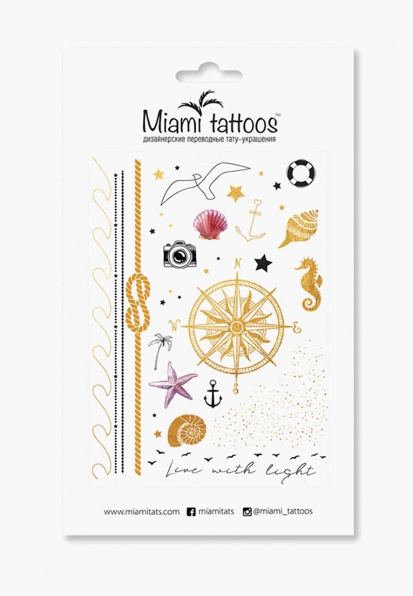 

Временные татуировки Miami Tattoos, Мультиколор, Miami Tattoos MP002XW19F07