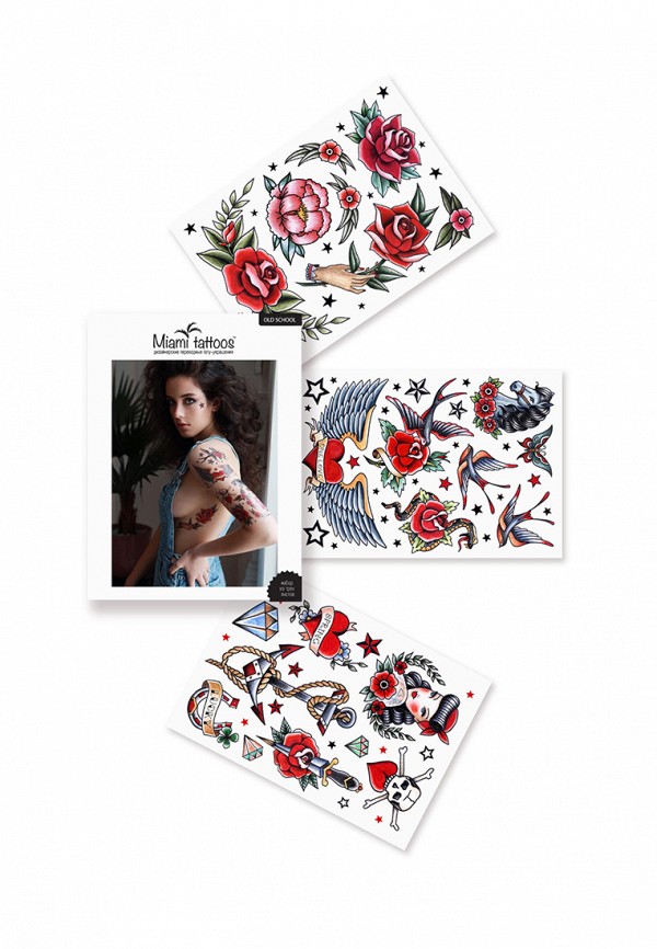

Временная татуировка Miami Tattoos, Разноцветный
