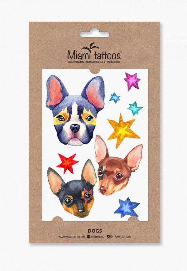 

Временные татуировки Miami Tattoos, Разноцветный