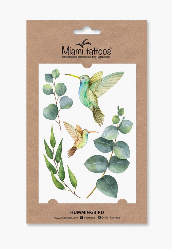 

Временная татуировка Miami Tattoos, Мультиколор, Miami Tattoos MP002XW19FND