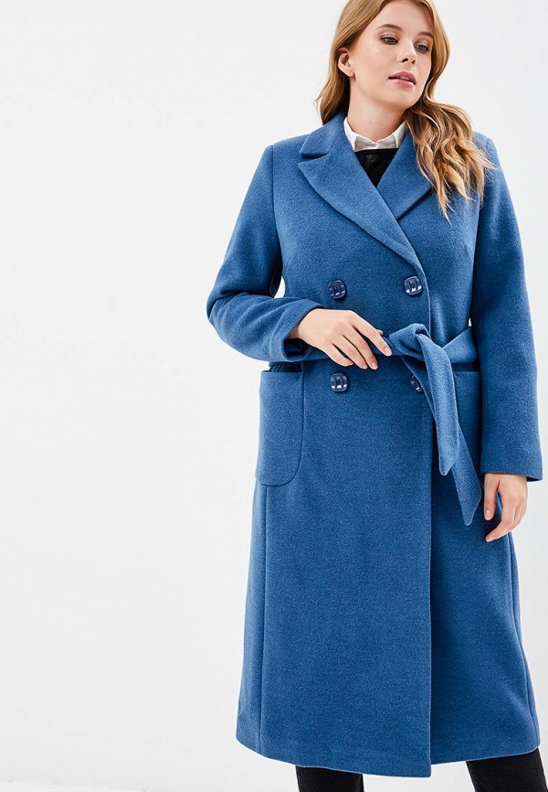 Пальто Nastasia Sabio цвет синий 
