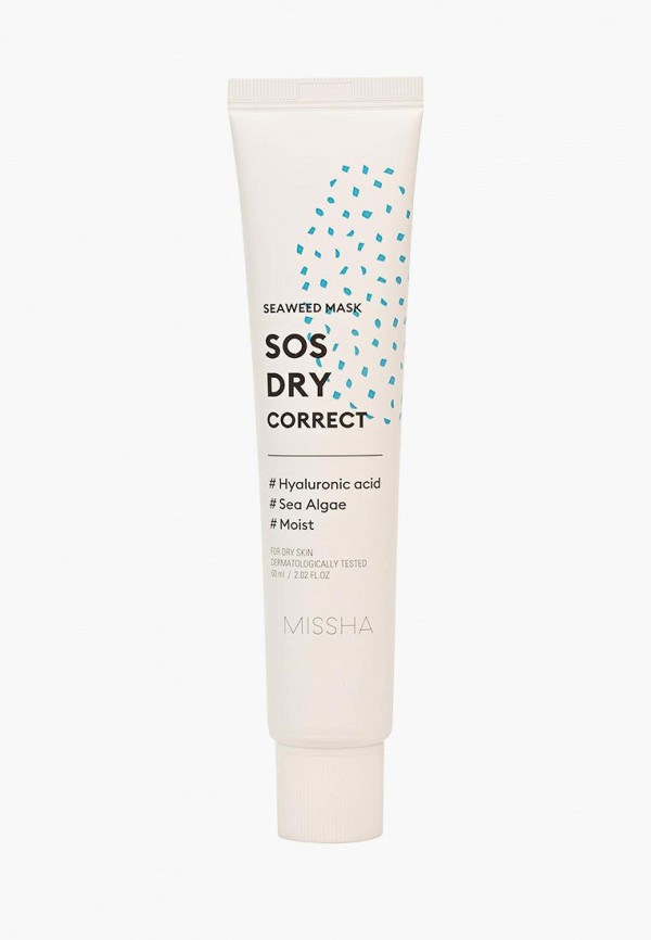 

Маска для лица Missha, Белый, SOS Dry Correct Seaweed Mask, 60 мл