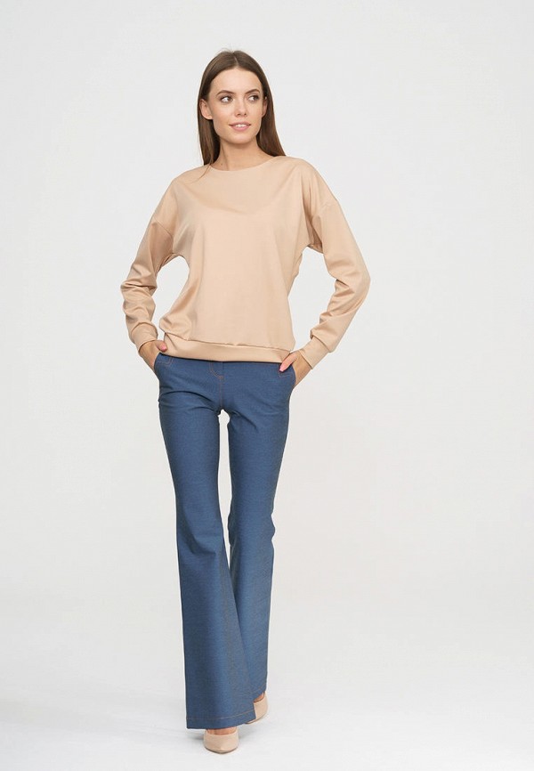 

Свитшот Natali Bolgar, Бежевый, Natali Bolgar MP002XW19IJT