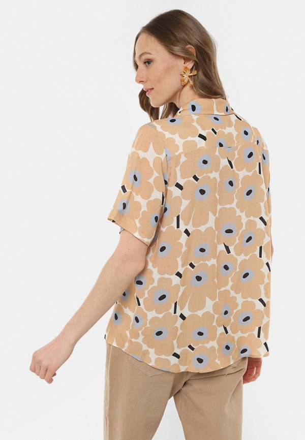 Блуза Lilly Bennet бежевый, размер 50, фото 3