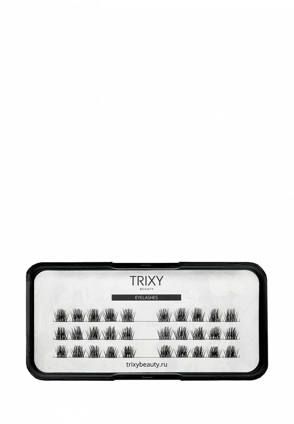 пинцет щипцы для накладных ресниц trixy beauty eyelash tweezers 1 Пучки накладных ресниц Trixy Beauty Trendy, эффект естественных и натуральных ресниц