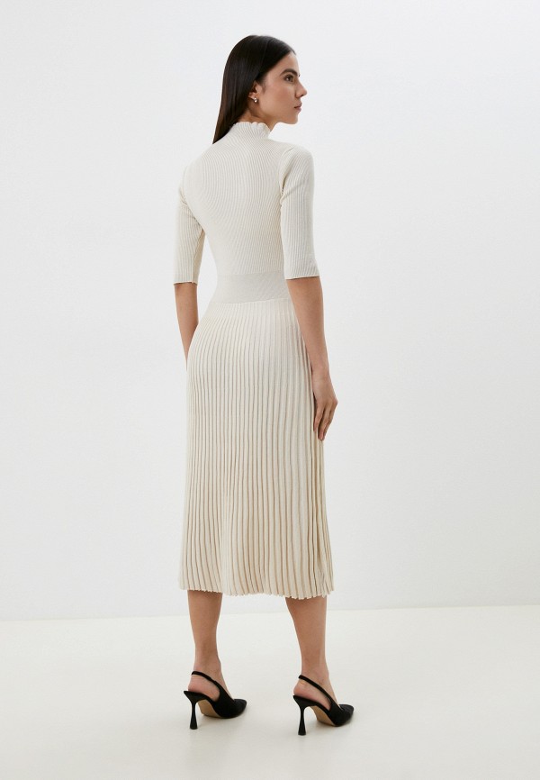 Платье Lulez бежевый, размер 42, фото 3