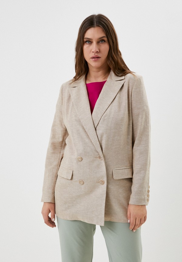 

Жакет La Via Estelar, Бежевый, Linum