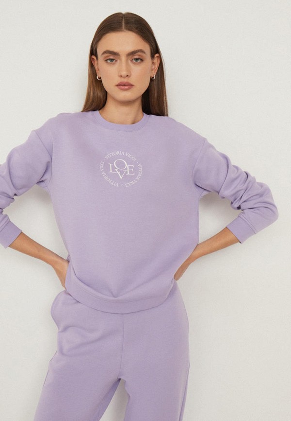 Свитшот Vittoria Vicci фиолетовый, размер 42, фото 4