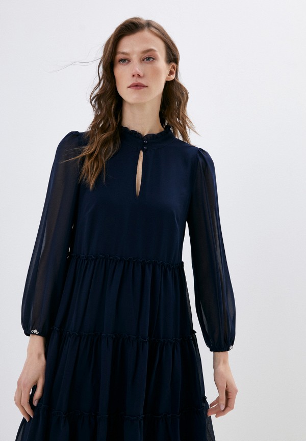 Платье Vera Moni синий, размер 46, фото 2