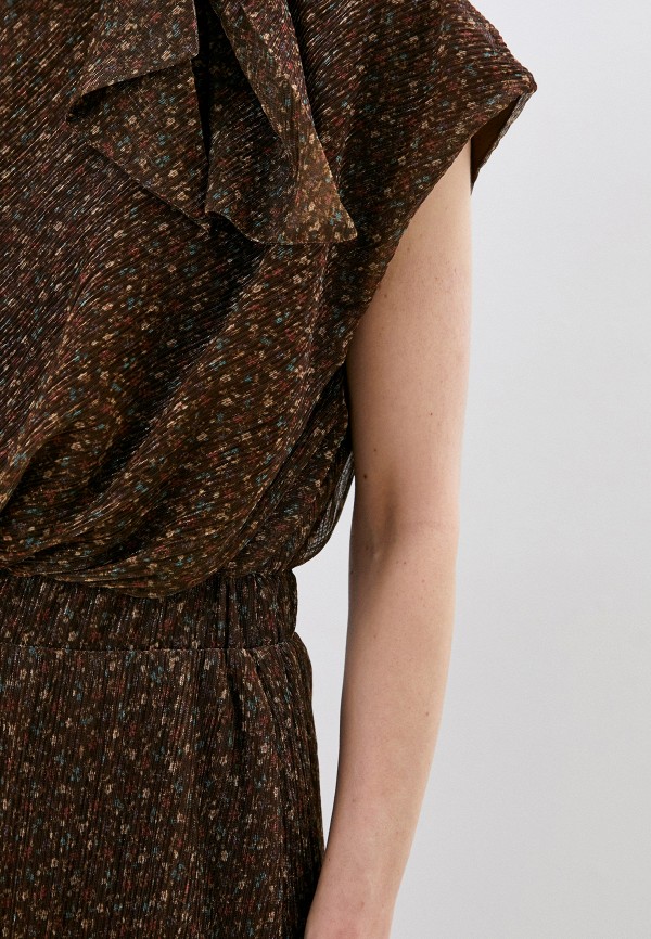 Платье Vera Moni коричневый, размер 44, фото 4