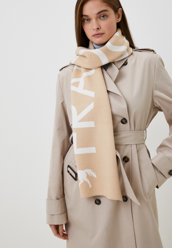 Палантин Francesco Donni бежевый, размер 00, фото 3