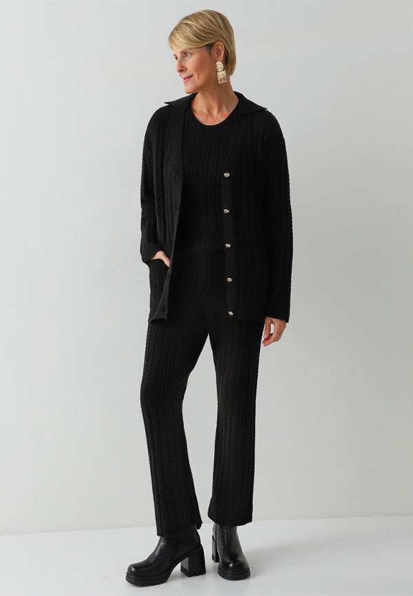 Кардиган Lilly Bennet черный, размер 54, фото 2