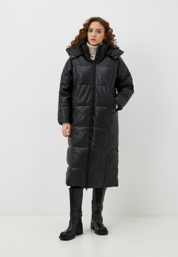 фото Куртка кожаная утепленная zolla