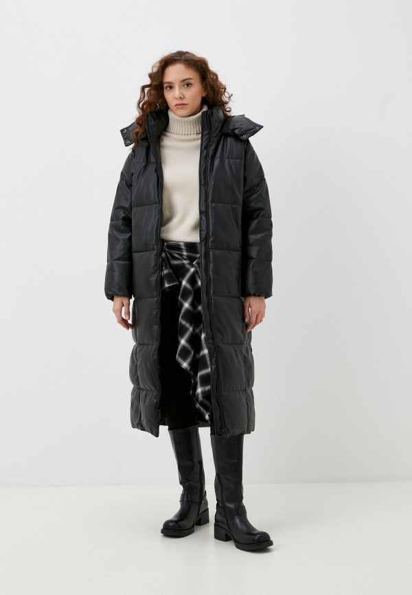 фото Куртка кожаная утепленная zolla