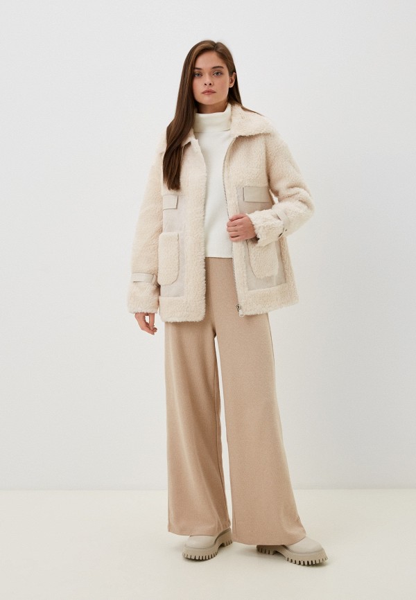 Шуба Fergo бежевый, размер 48, фото 2