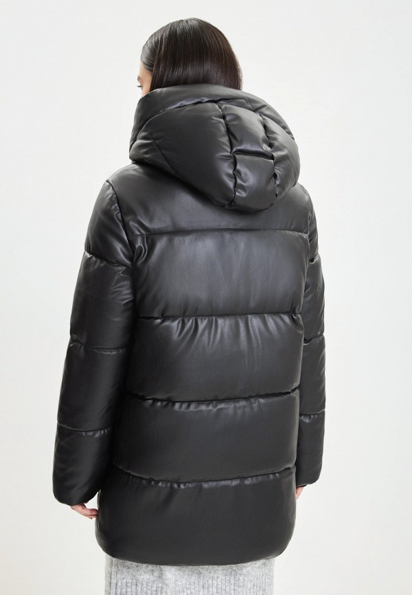 фото Куртка кожаная утепленная zarina