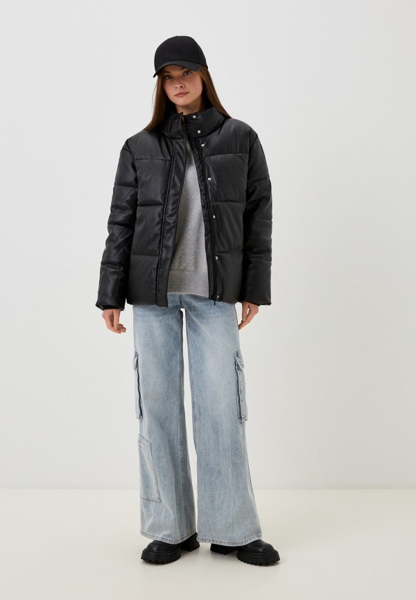 фото Куртка кожаная утепленная befree