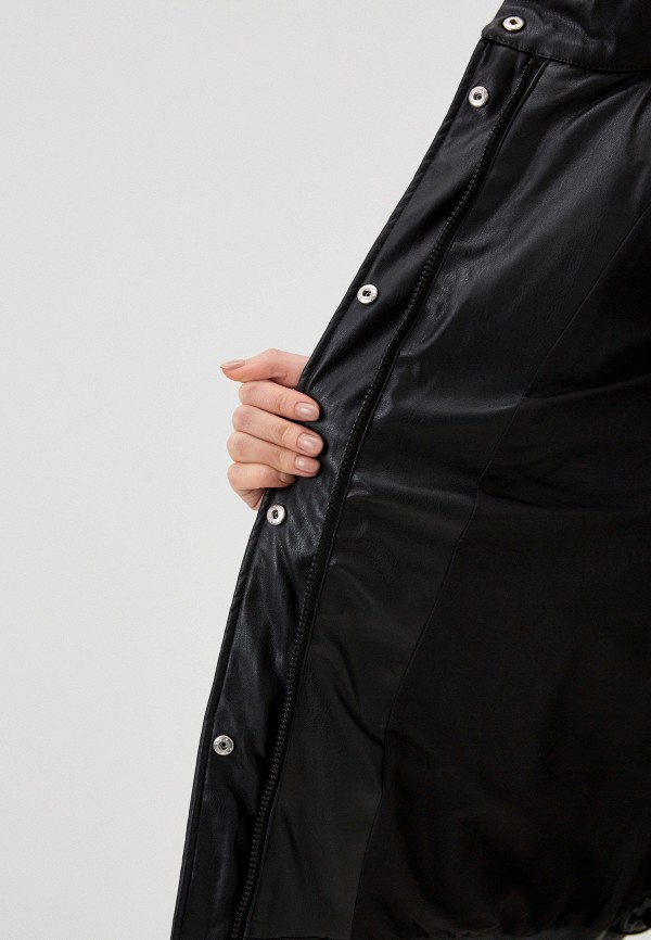 фото Куртка кожаная утепленная befree