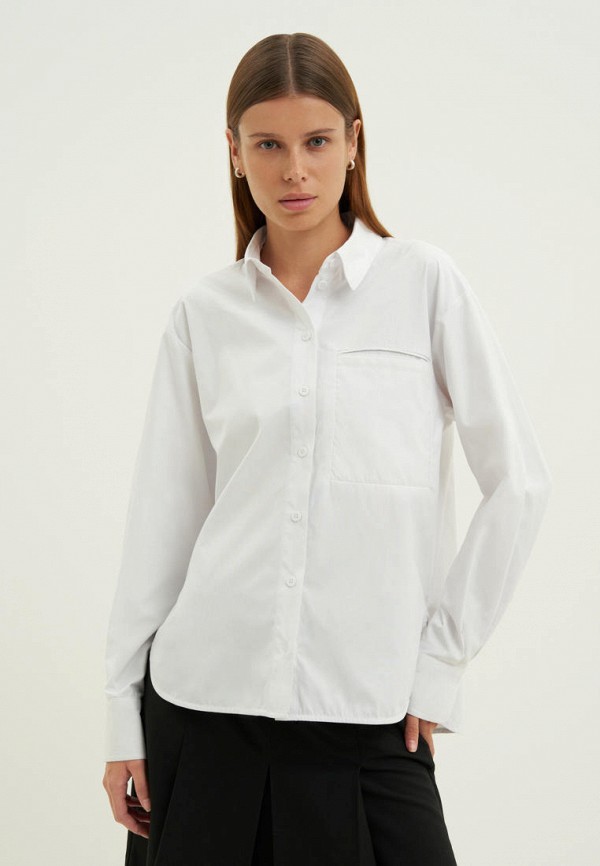 Блуза Finn Flare белого цвета