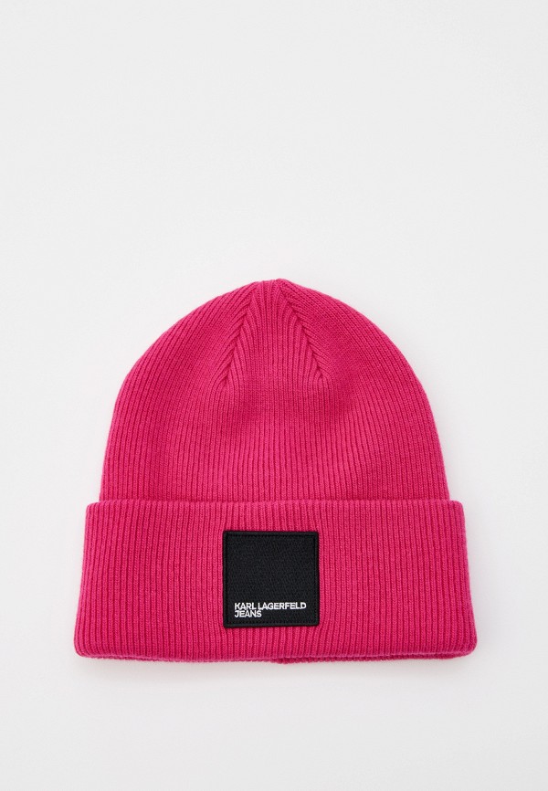 

Шапка Karl Lagerfeld Jeans, Фуксия