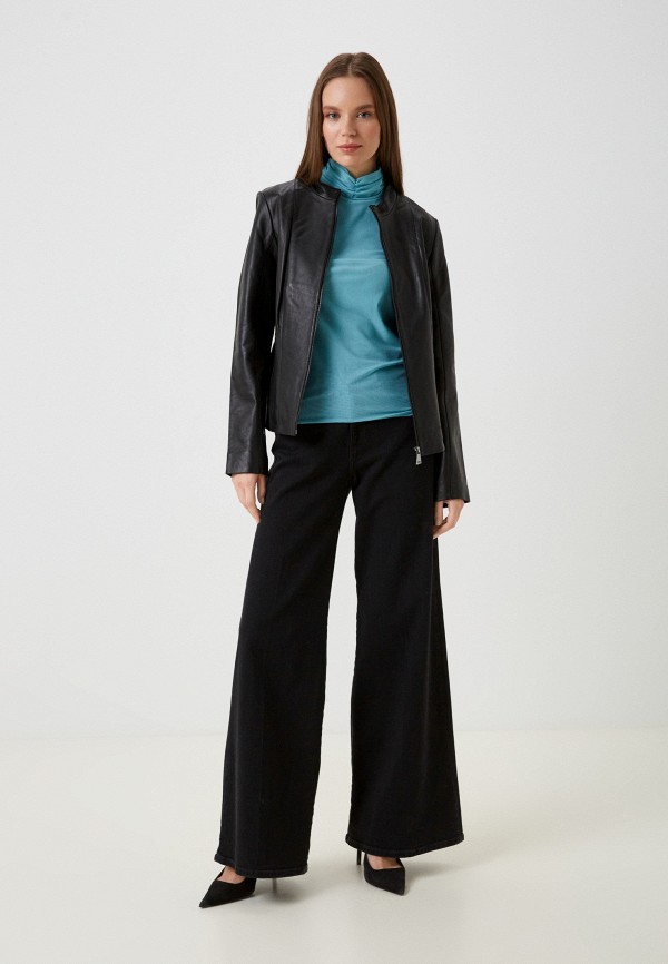 фото Куртка кожаная снежная королева