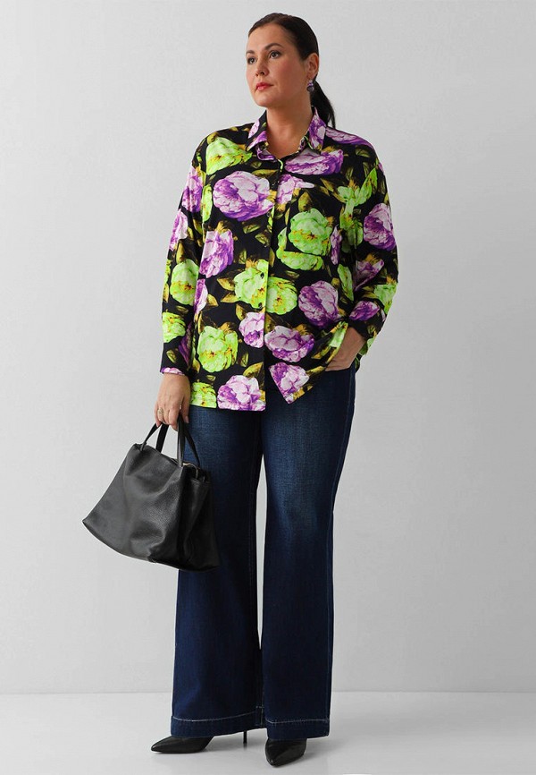 Блуза Lilly Bennet черный, размер 48, фото 2