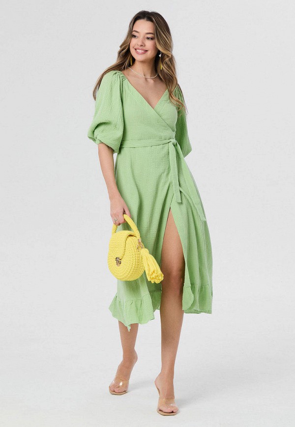 Платье LMP зеленый, размер 52, фото 5