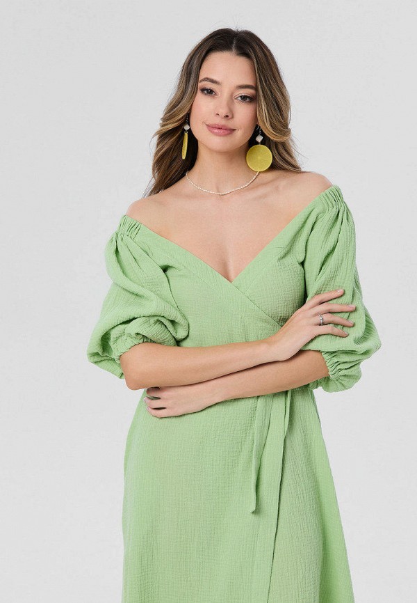 Платье LMP зеленый, размер 52, фото 6