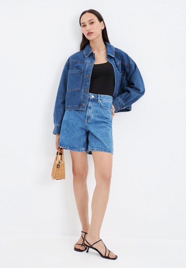 фото Шорты джинсовые zarina