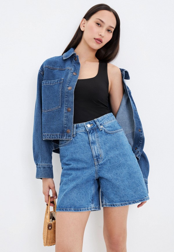 фото Шорты джинсовые zarina