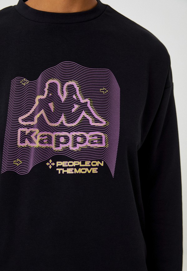 Свитшот Kappa черный, размер 46, фото 4