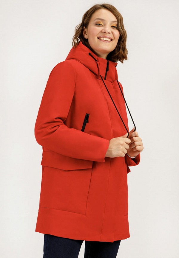 Куртка утепленная Finn Flare цвет красный  Фото 4