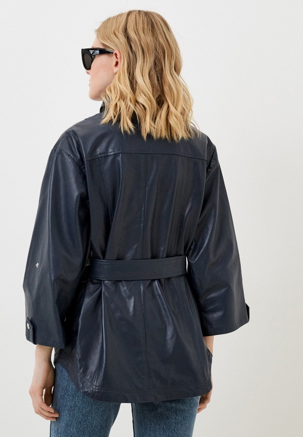 фото Куртка кожаная снежная королева