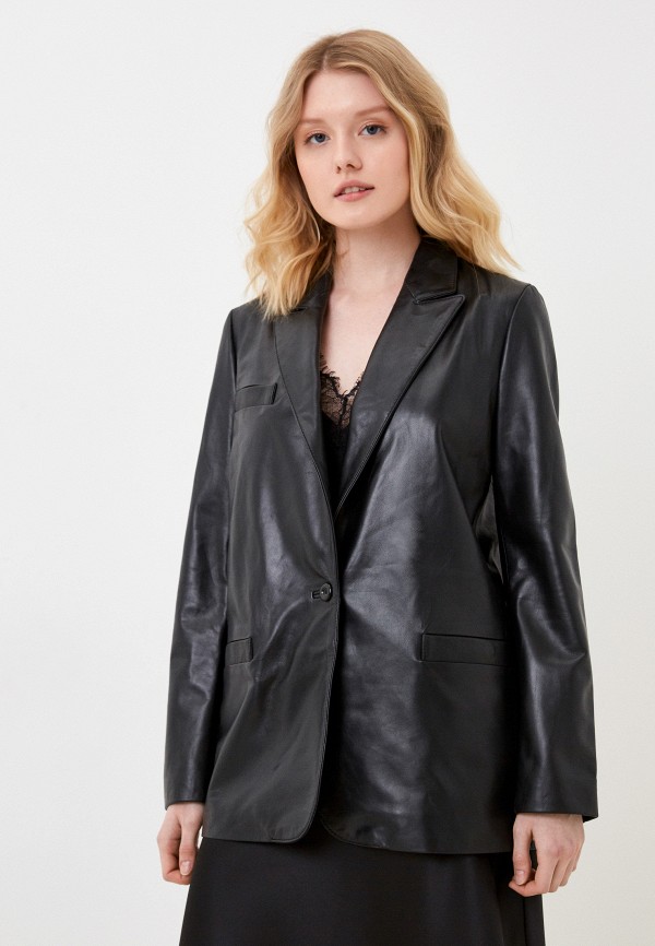 фото Куртка кожаная снежная королева