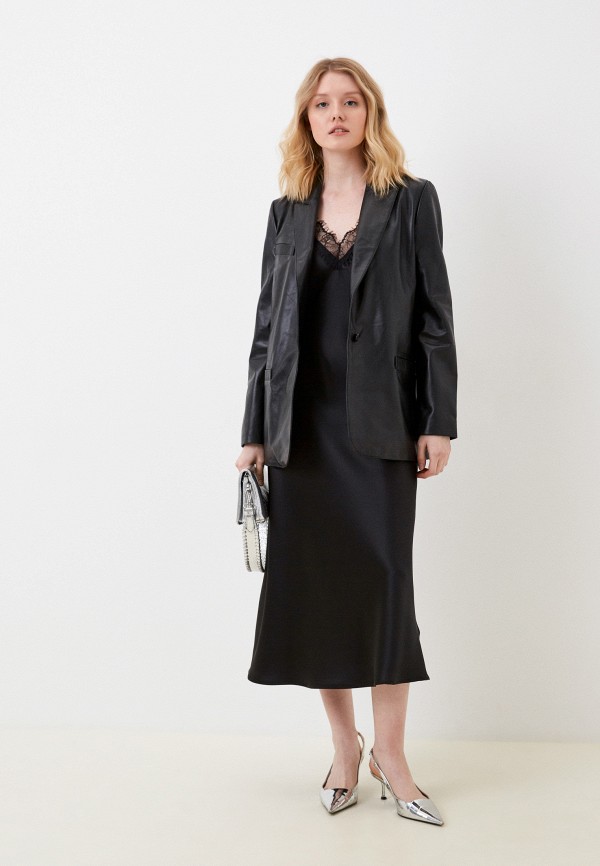 фото Куртка кожаная снежная королева