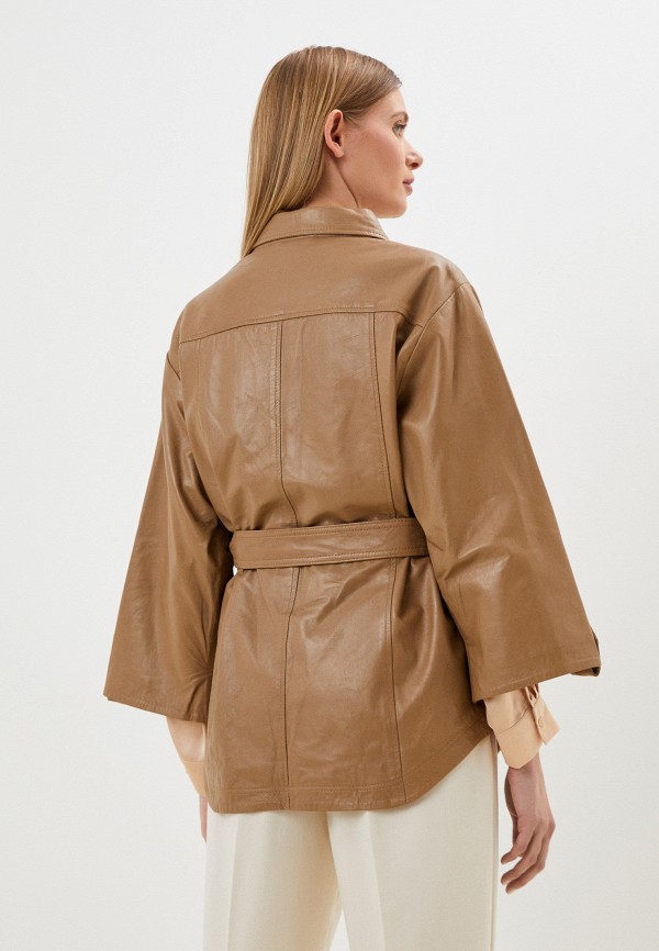 фото Куртка кожаная снежная королева