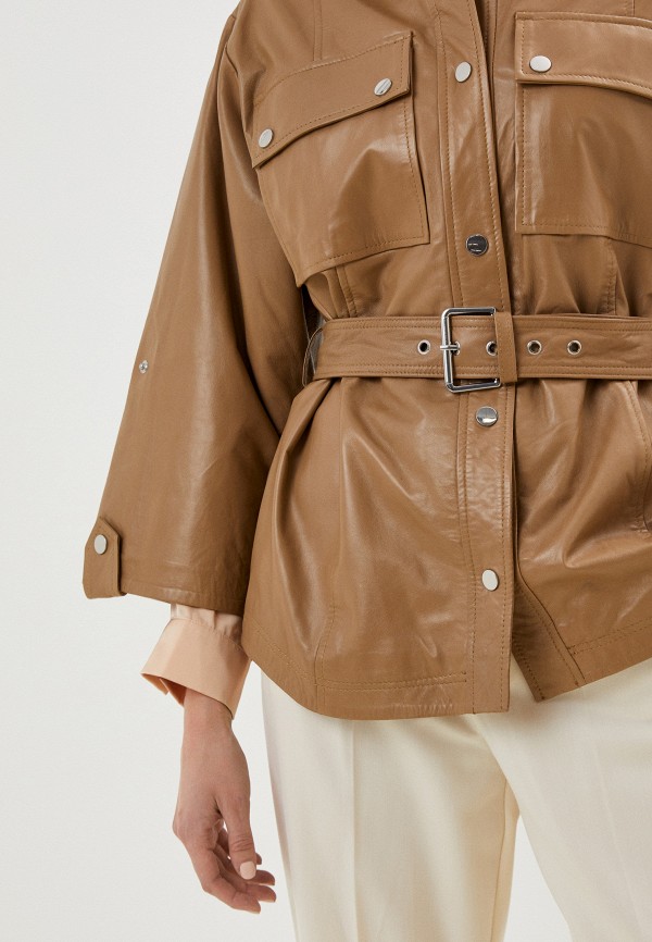 фото Куртка кожаная снежная королева