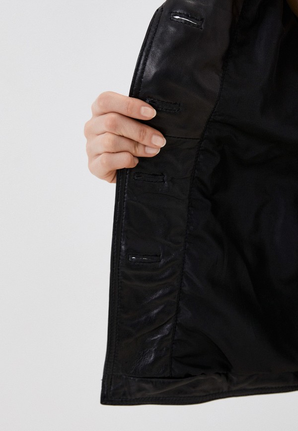 фото Куртка кожаная снежная королева