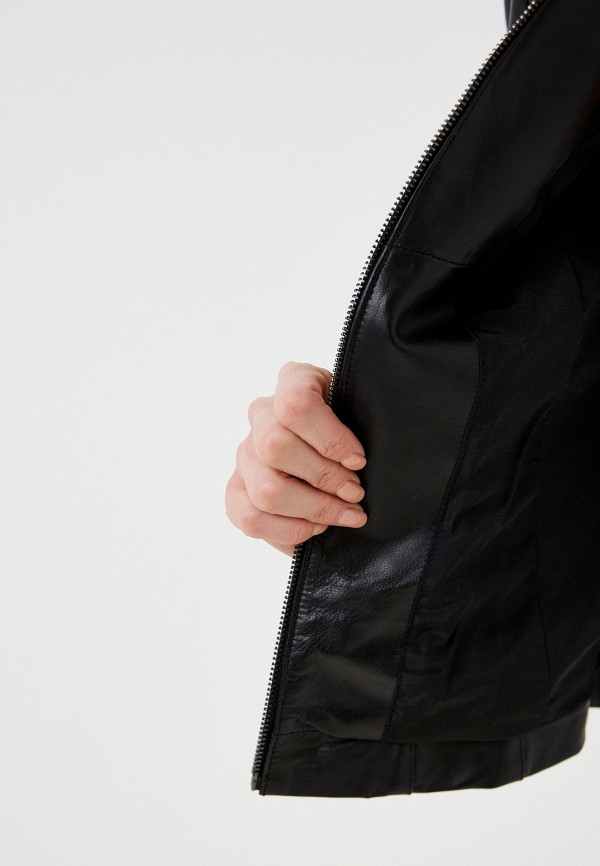 фото Куртка кожаная снежная королева