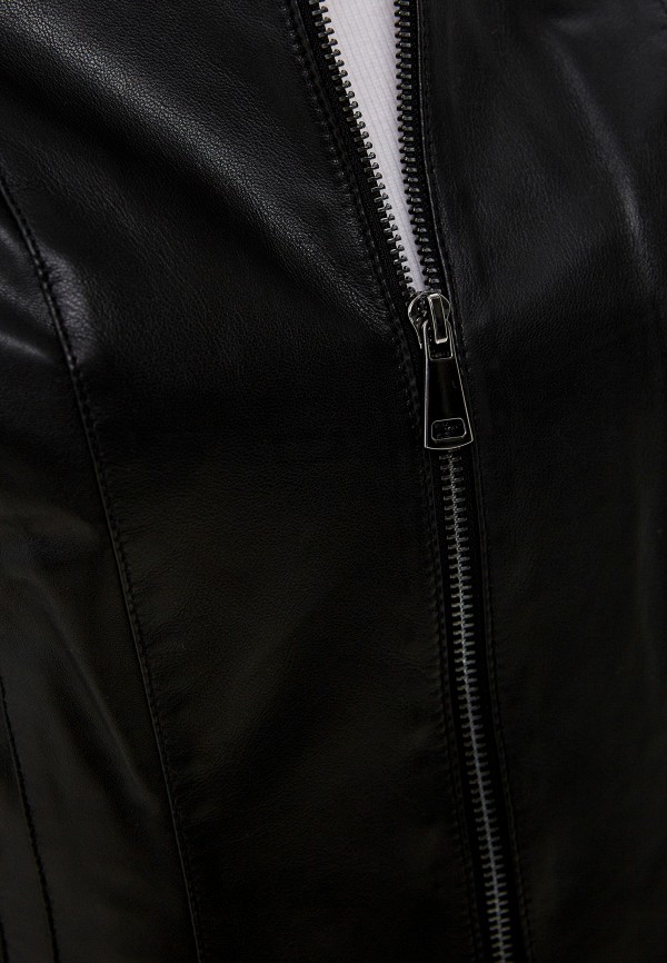 фото Куртка кожаная снежная королева