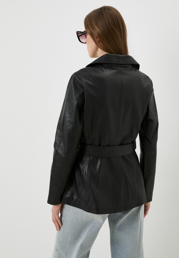 фото Куртка кожаная снежная королева