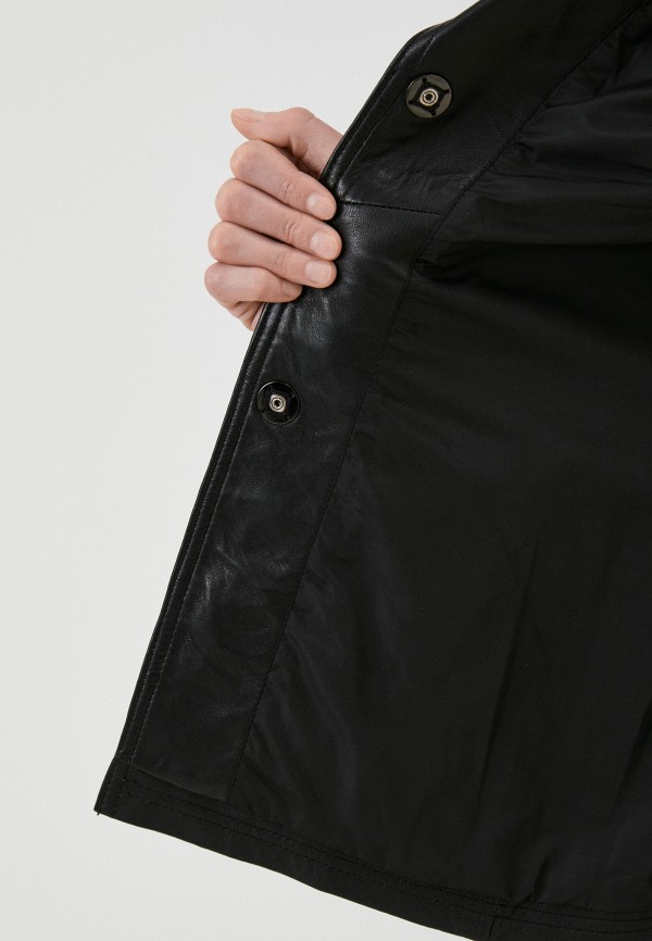 фото Куртка кожаная снежная королева