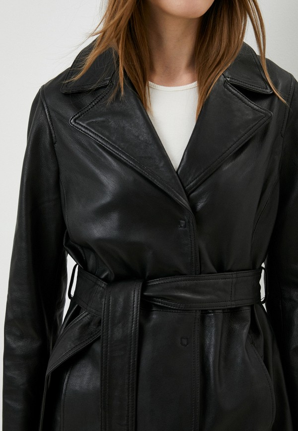 фото Куртка кожаная снежная королева