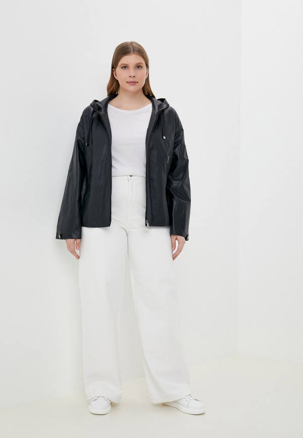 фото Куртка кожаная снежная королева