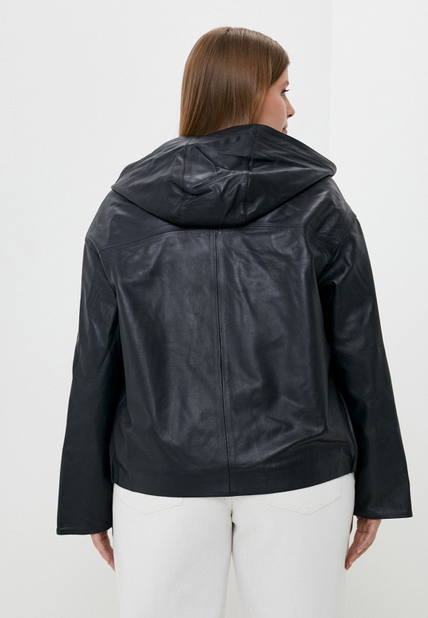 фото Куртка кожаная снежная королева