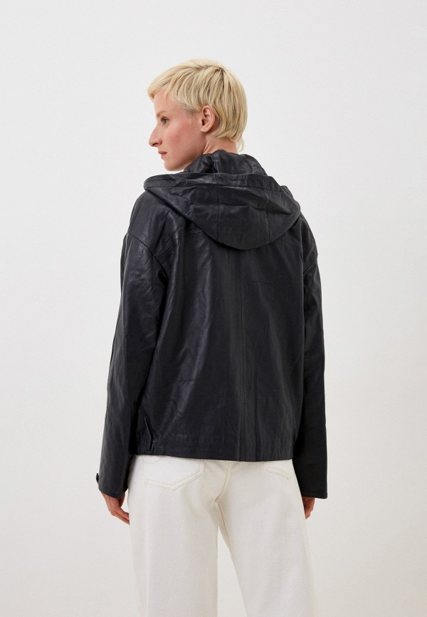 фото Куртка кожаная снежная королева