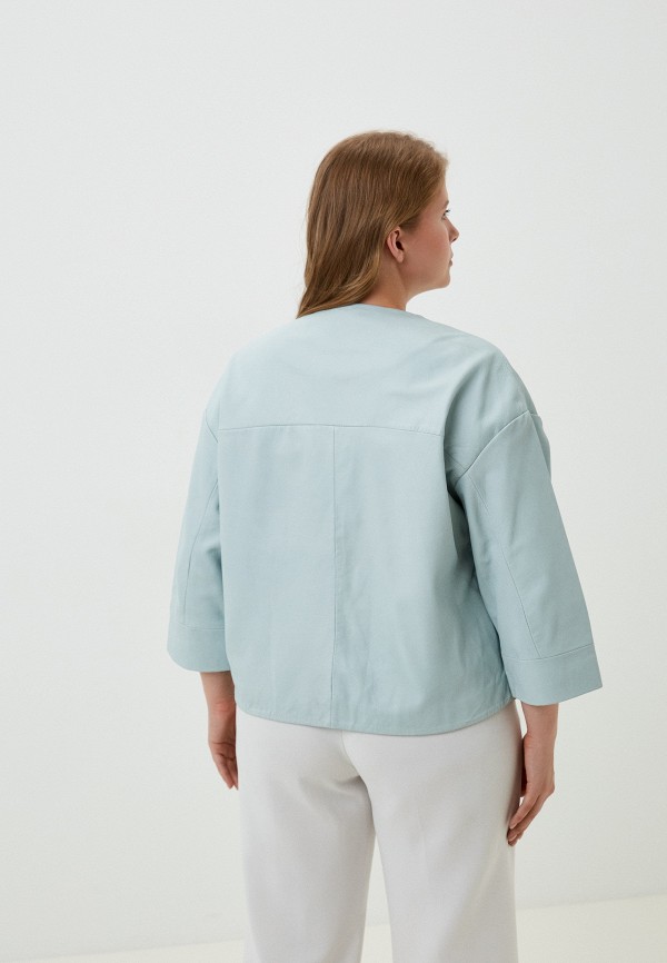 фото Куртка кожаная снежная королева