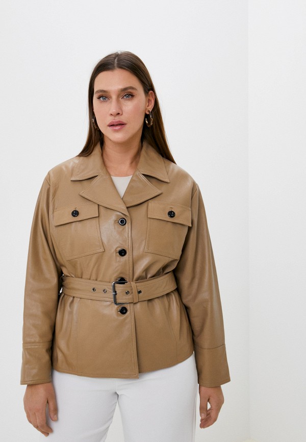 фото Куртка кожаная снежная королева