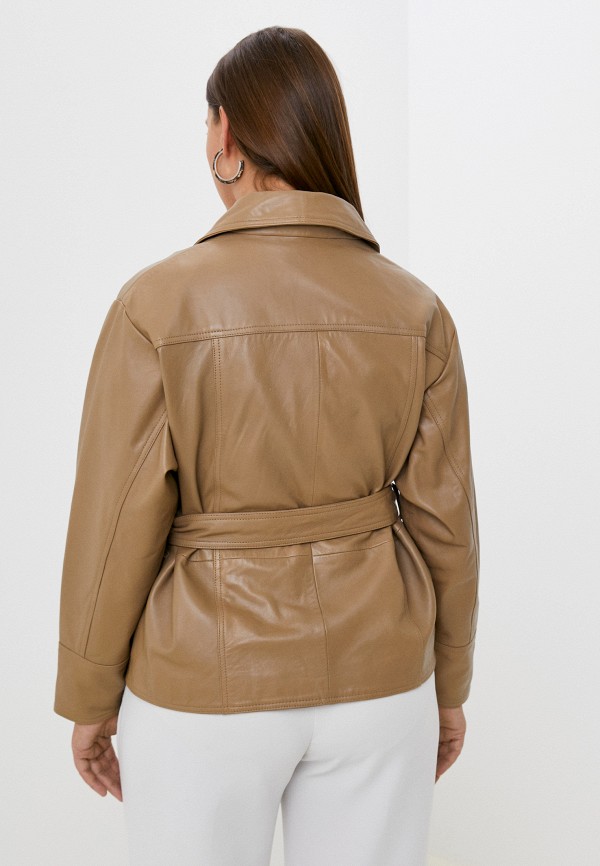 фото Куртка кожаная снежная королева