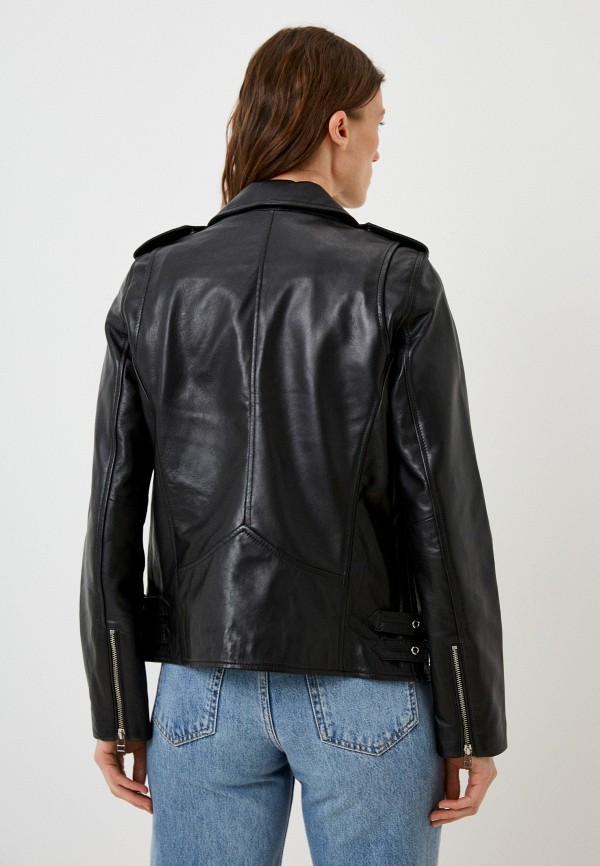 фото Куртка кожаная снежная королева